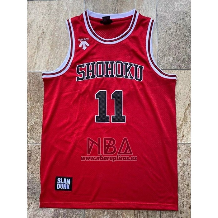 Camiseta Shohoku Rukawa NO 11 Rojo